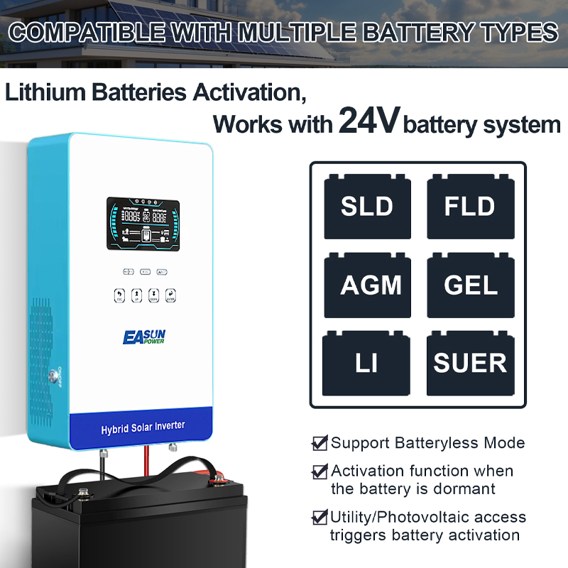 EASUN POWER 4KW 24V 하이브리드 인버터  - Grid Tie Inverter Limiter 2000W 리뷰 및 가격